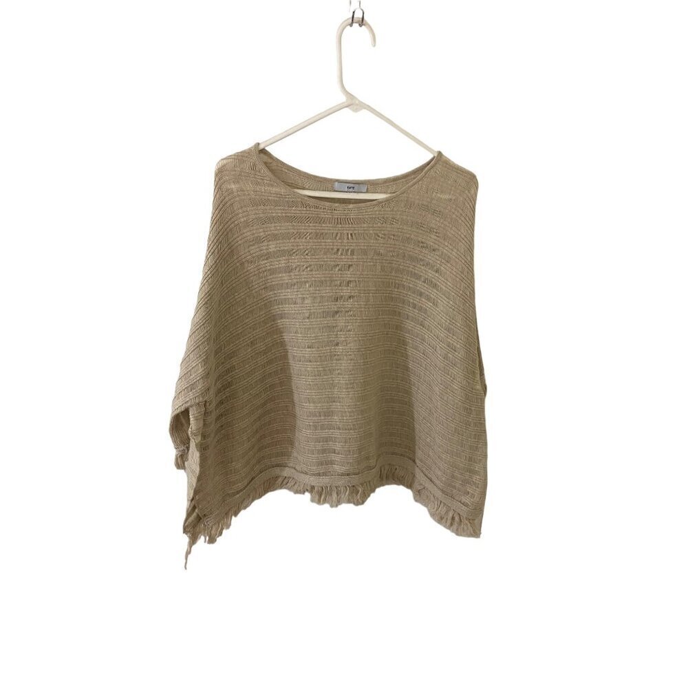 Fate Women's Lose Knit Pullover Casual Classic Shawl - Medium
